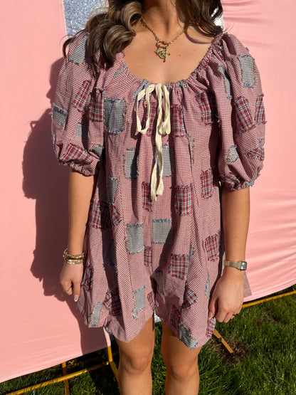 patchwork romper