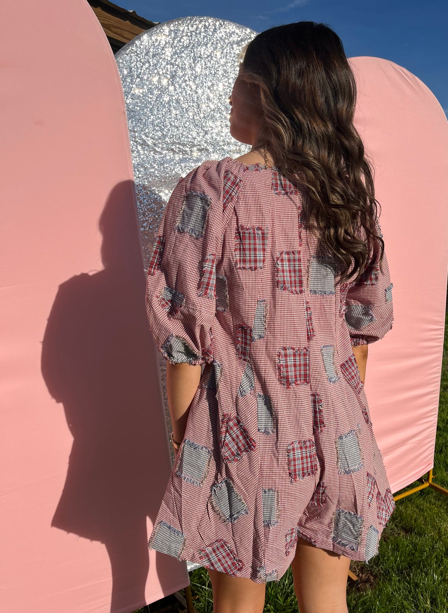 patchwork romper