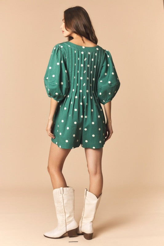 evergreen romper