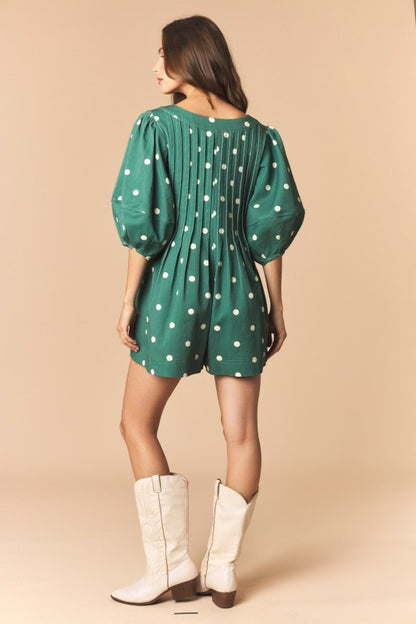 evergreen romper