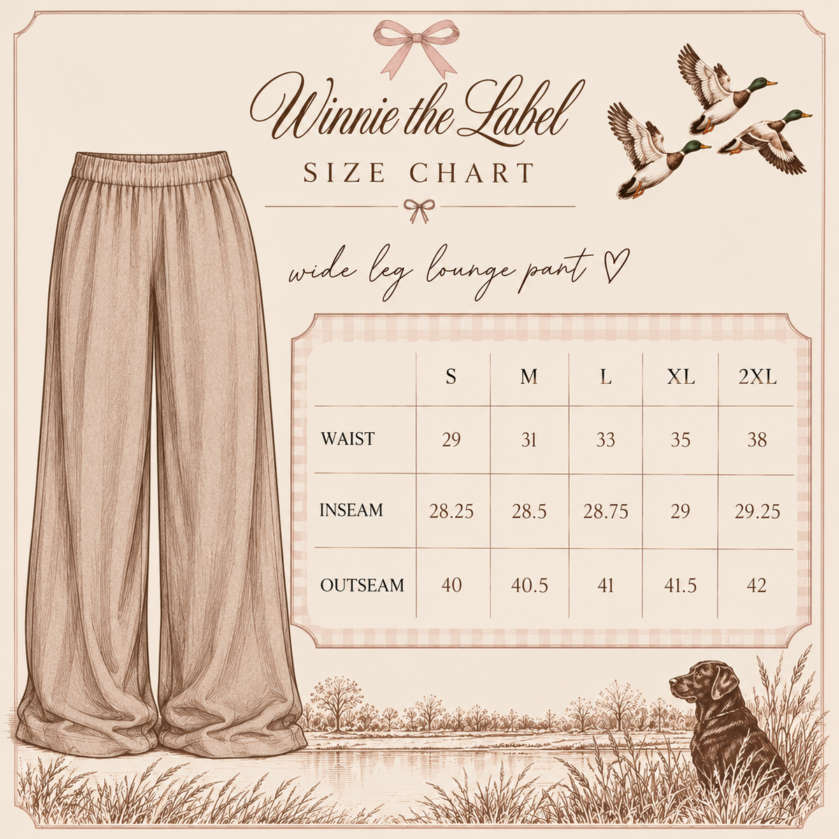 STUTTGART back forty wide leg pant